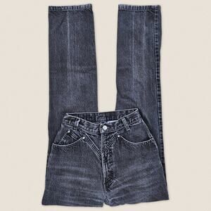 Vintage Western Rockies Rocky Mountain Black Jeans - Size 22 x 32